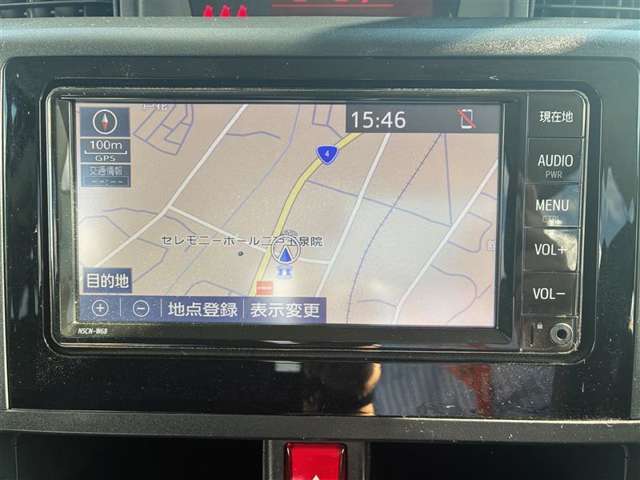 ナビ付で目的地までの運転も快適！