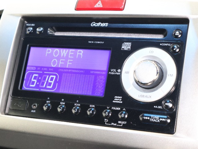 純正オーディオ　WXX-128CU　CD　AUX　USB　走行中に音楽や交通情報を聴くことができ、ドラレコがより快適なものになります！