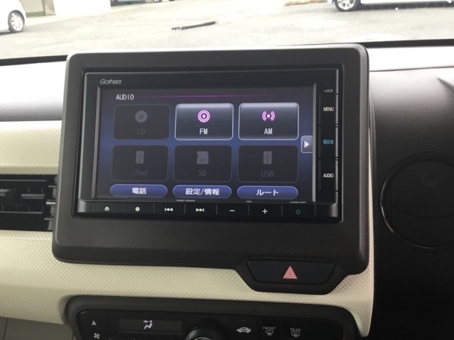 インターナビ対応、オーディオ機能も充実しています。