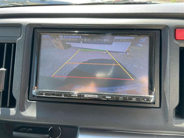 バックカメラ付きなので駐車も安心です！！