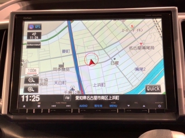 ギャザズナビ搭載です。知らない道も安心ですね！