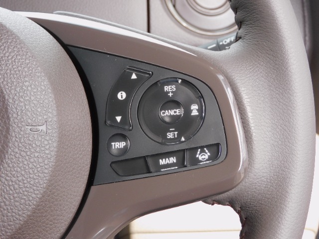 ACC（アダプティブクルーズコントロール）・高速道路等の移動の際にあらかじめ設定した車速内で車が自動的に加減速を行い前走車との車間距離を維持しながら追従走行する事でドライバーの運転負荷を軽減する機能