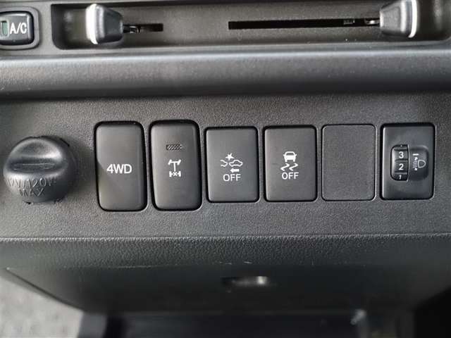 パートタイム4WDですので必要な時に4WDに出来ます。リアデフロック付き