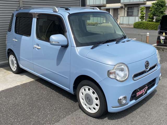 ダイハツ　ミラココア　プラスX　スペシャルコーデ　ルーフレール　純正ナビ　フルセグTV　キーフリー車検整備付