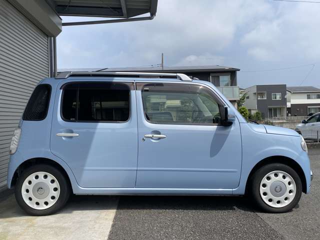 ダイハツ　ミラココア　プラスX　スペシャルコーデ　ルーフレール　純正ナビ　フルセグTV　キーフリー車検整備付