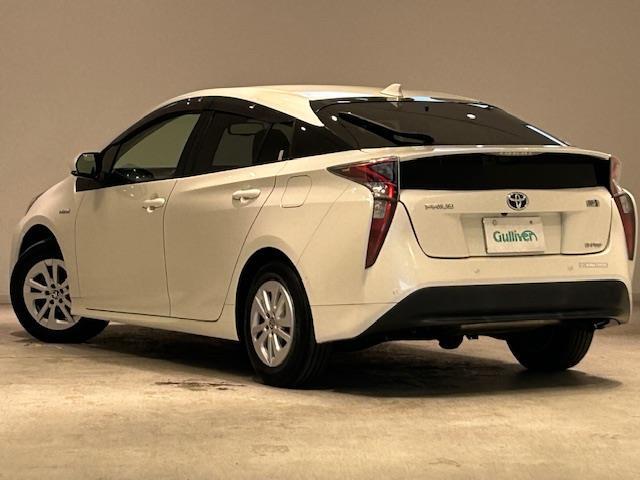 お車を左後ろから見るとこのような感じになります。テールランプやドアバイザー等装備品を確認できます。