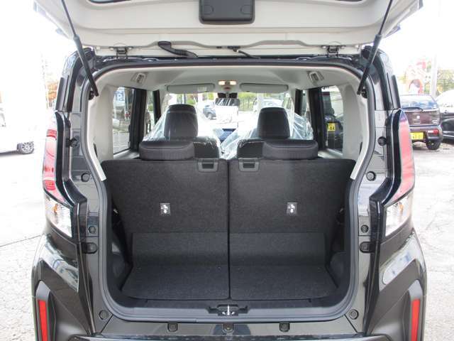 開口部の大きいバックドアで荷物の出し入れがラクです。