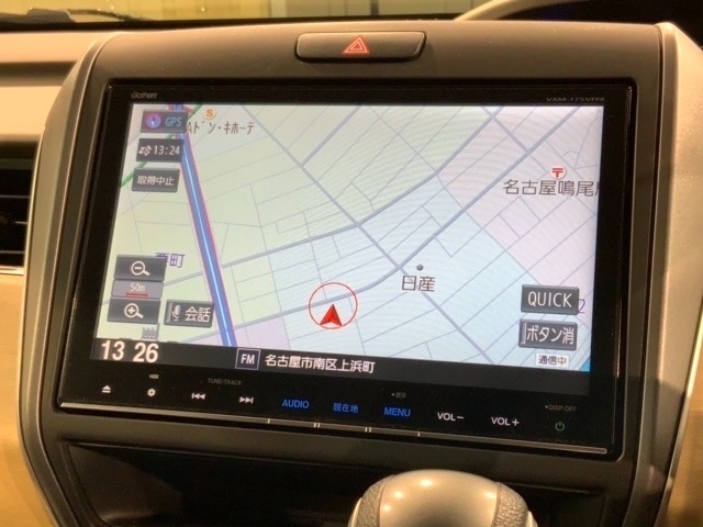 アップルカープレイ対応ギャザズナビ搭載です。知らない道も安心ですね！