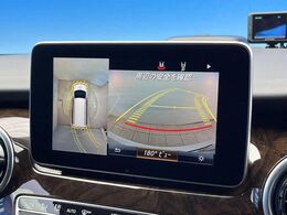 ●パノラミックビューモニター：専用のカメラにより、上から見下ろしたような視点で360度クルマの周囲を確認することができます☆死角部分も確認しやすく、狭い場所での切り返しや駐車もスムーズに行えます。