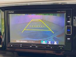【バックカメラ】駐車時に後方がリアルタイム映像で確認できます。大型商業施設や立体駐車場での駐車時や、夜間のバック時に大活躍！運転スキルに関わらず、今や必須となった装備のひとつです！