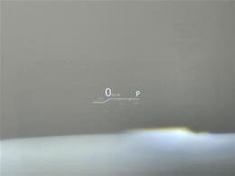 【ヘッドアップディスプレイ】スピードメーターがフロントウィンドウに映し出されます♪