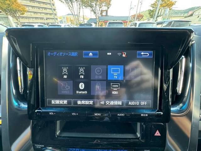 ラジオ、TV、Bluetoothまで様々なオーディオをお楽しみ頂けます♪