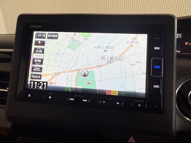 ＜ホンダ純正メモリーナビ＞◆初めての場所もナビゲーションがご案内！楽しい旅行をサポートします。タッチパネル式で画面祖操作が非常に楽です