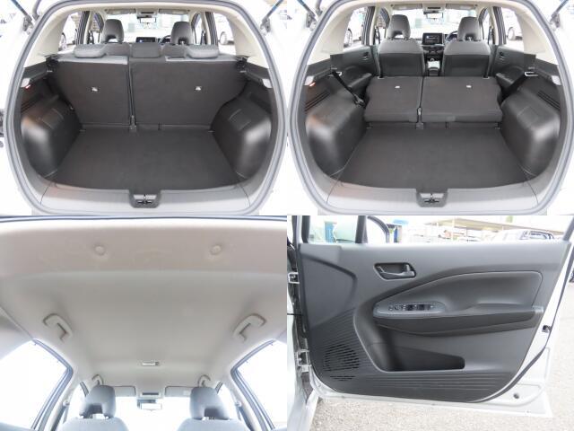 シートを倒せば、ラゲッジスペースがこんなにも広くなりますよ♪