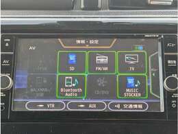 ◆ニッサン純正オプションSDナビ【MM317D-W】◆CD◆SD録音◆DVD再生◆フルセグTV◆ブルートゥースオーディオ＆通話◆全方位カメラ