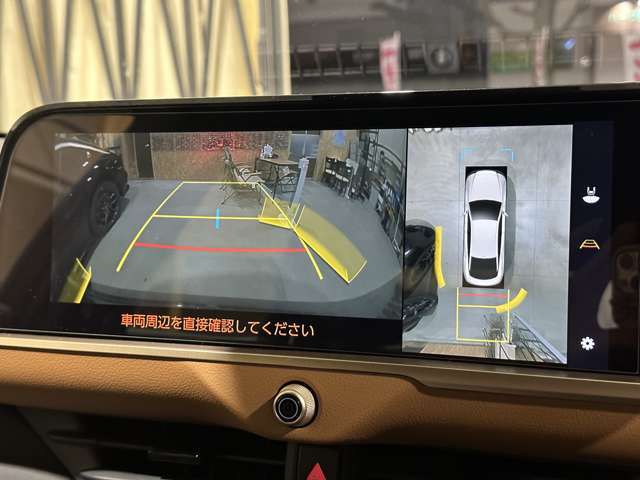 バックミニターはバックカメラと全周囲カメラで空から見た様な画面にもなるので狭い場所でも気を付けながら駐車可能ですね
