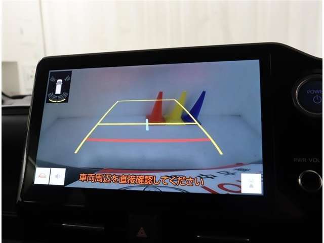 駐車もバッチリ！バックモニター付き。ガイドライン表示でしっかり確認しながら駐車できます