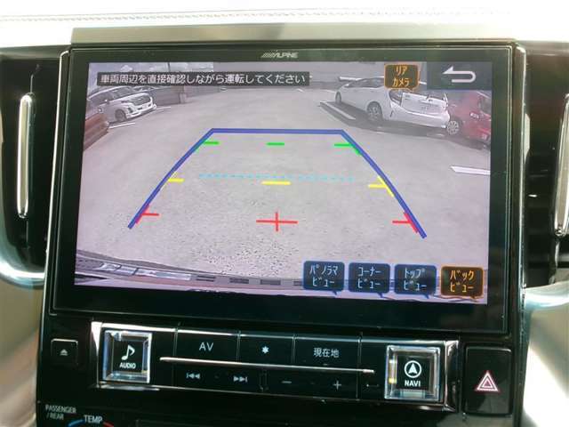 バックモニター付きですので、日常の駐車はもちろん、人や障害物などを映像で確認できるので安心です！（補助装置になりますので、目視でもご確認ください）