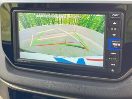 【バックカメラ】駐車時に後方がリアルタイム映像で確認できます。大型商業施設や立体駐車場での駐車時や、夜間のバック時に大活躍！運転スキルに関わらず、今や必須となった装備のひとつです！