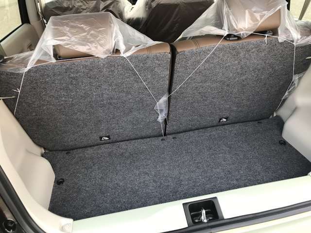 トランクルームは思った以上に荷物が積めます！