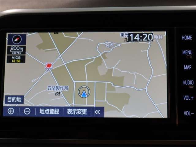 ナビゲーション付きで快適なドライブを。