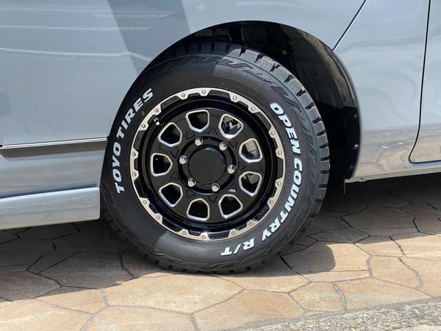 ガンザー16インチアルミ！TOYOオープンカントリー！