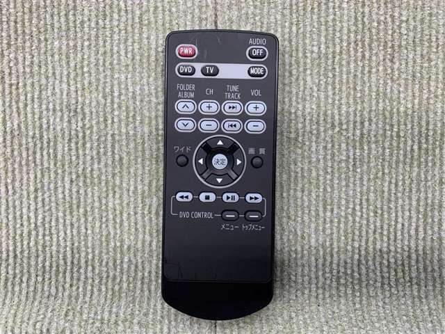 後席モニター用リモコン