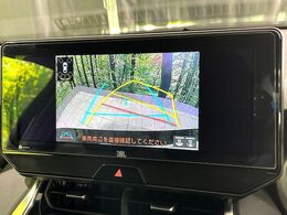 【バックカメラ】駐車時に後方がリアルタイム映像で確認できます。大型商業施設や立体駐車場での駐車時や、夜間のバック時に大活躍！運転スキルに関わらず、今や必須となった装備のひとつです！