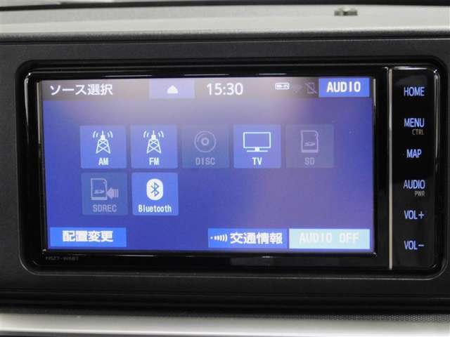 フルセグやBluetoothオーディオ再生にSDオーディオダビング機能付き