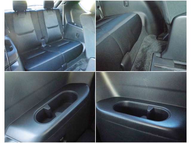 SUVの3列目でも大人がしっかり着座できる空間を確保☆彡　また座席両サイドにドリンクホルダーまで備わり快適性もしっかり確保(^^♪