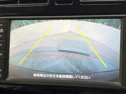 【バックカメラ】駐車時に後方がリアルタイム映像で確認できます。大型商業施設や立体駐車場での駐車時や、夜間のバック時に大活躍！運転スキルに関わらず、今や必須となった装備のひとつです！