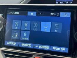 純正マルチナビゲーション搭載。フルセグTV、CD、DVDBluetoothお楽しみいただけます。