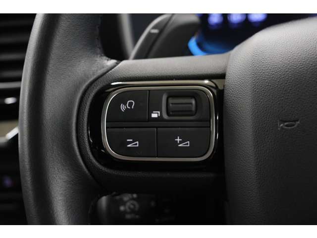 音量調整や音声操作が手元で完結。運転中でも安全にエンタメやナビ操作が可能です。