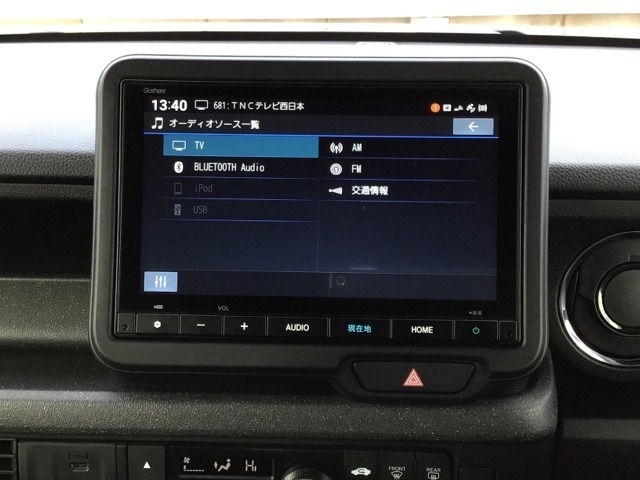 【オーディオ機能】ナビに一体のオーディオは、フルセグTVを装備♪もちろんFM/AMラジオもお聞きいただけますよ♪