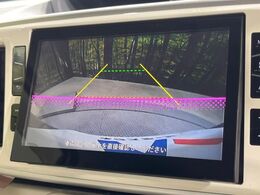 【バックカメラ】駐車時に後方がリアルタイム映像で確認できます。大型商業施設や立体駐車場での駐車時や、夜間のバック時に大活躍！運転スキルに関わらず、今や必須となった装備のひとつです！