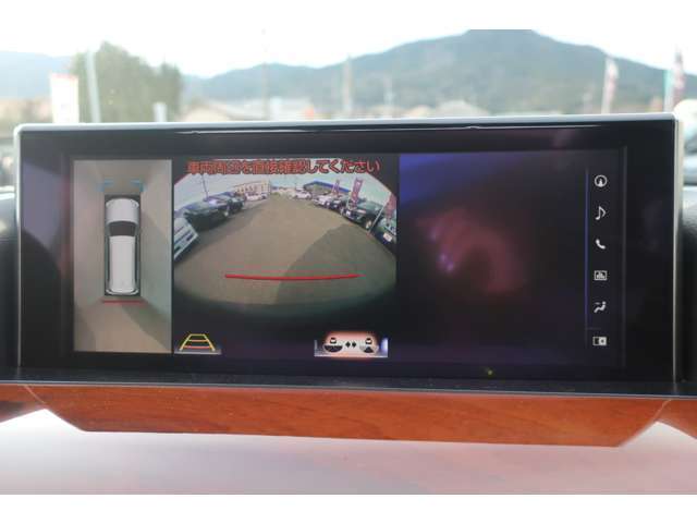 アラウンドビューカメラで360度確認で後方確認も安心です♪