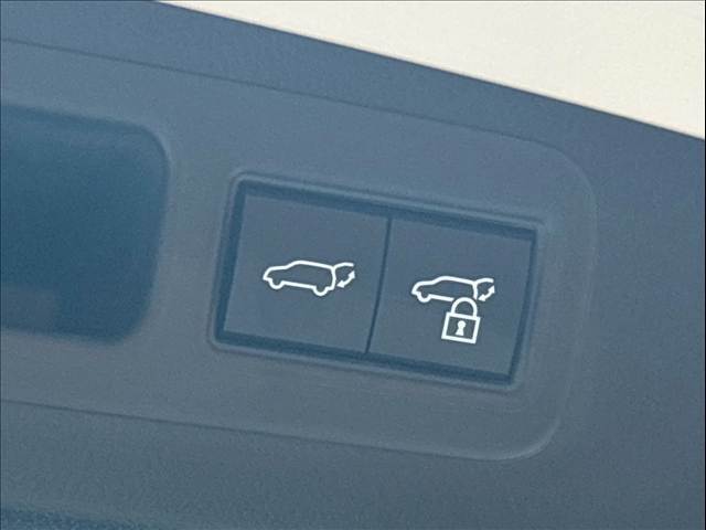 【電動リアゲート】ボタンひとつで大きなゲートも簡単に開閉可能です。背の高いSUVならではの装備は嬉しいですね。