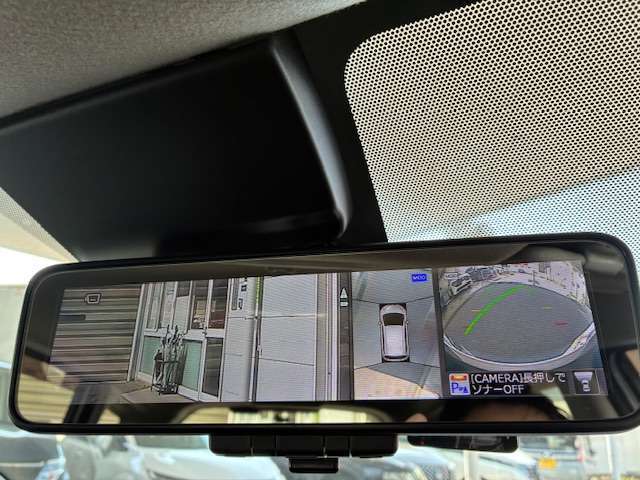 アラウンドビューモニター付きのお車で駐車も狭い道も楽々です
