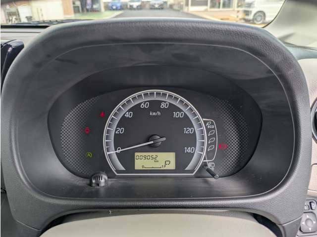 必要なメーターだけ、大きく見やすくなっています。