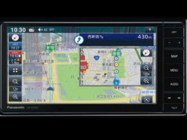 Aプラン画像：【パナソニック製】◆200mmワイドモデル 12セグ/ワンセグ地上デジタルテレビチューナー内蔵◆ボタンが大きく使いやすい！■最長5年間地図データ無料更新◆【保障】3年間6万Kmまで※くわしくはスタッフまで。
