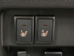 【シートヒーター】寒い日に重宝するシートヒーター！エアコンより早く温まってくれるので寒がりの人も安心ですね♪エアコンの温風は乾燥するから苦手、という方にもをおすすめです。