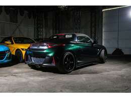 マフラーは44G　オリジナルのブラックパンサー　車検対応を装着です。車検対応　排気効率追求で中速～高速域を気持ちよく回します。サウンドは非常にジェントルです。