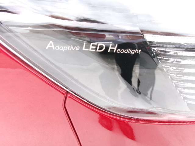アダプティブLEDヘッドランプです。片側12個のLEDの合計24個が夜間の視認性が安心