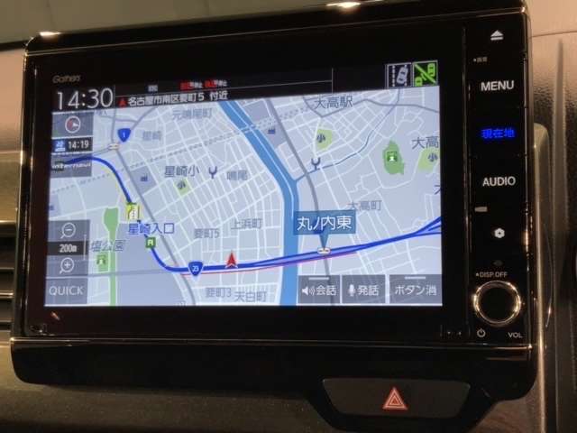 ギャザズナビ搭載です。知らない道も安心ですね！