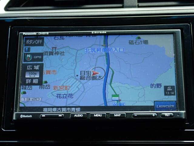 ナビ装備で知らない場所もあっという間に検索♪ちょっとしたお出かけや旅行もこれでばっちりですね。