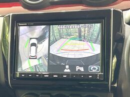 【全方位モニター用カメラ】専用のカメラにより、上から見下ろしたような視点で360度クルマの周囲を確認することができます☆死角部分も確認しやすく、狭い場所での切り返しや駐車もスムーズに行えます。