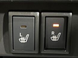 【シートヒーター】寒い日に重宝するシートヒーター！エアコンより早く温まってくれるので寒がりの人も安心ですね♪エアコンの温風は乾燥するから苦手、という方にもをおすすめです。