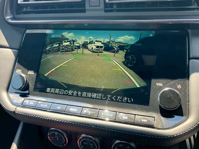 バックビューモニターで駐車の際に後方確認がしやすいです。