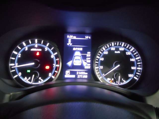 多機能なスピードメーター