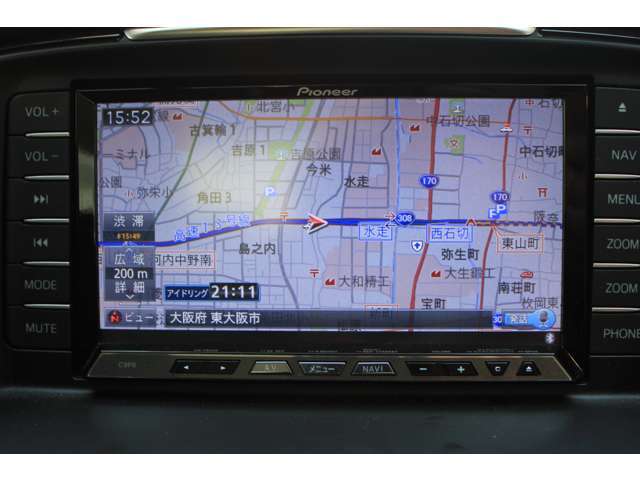 SDナビ、フルセグTV、Bluetooth